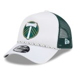 men8217s portland timbers new era whitegreen court sport foam a-frame 9forty adjustable trucker hat | LAFC Jerseys & MLS Apparel | Best Fan Merchandise