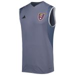 men8217s real salt lake adidas gray 2023 on-field sleeveless training jersey | LAFC Jerseys & MLS Apparel | Best Fan Merchandise