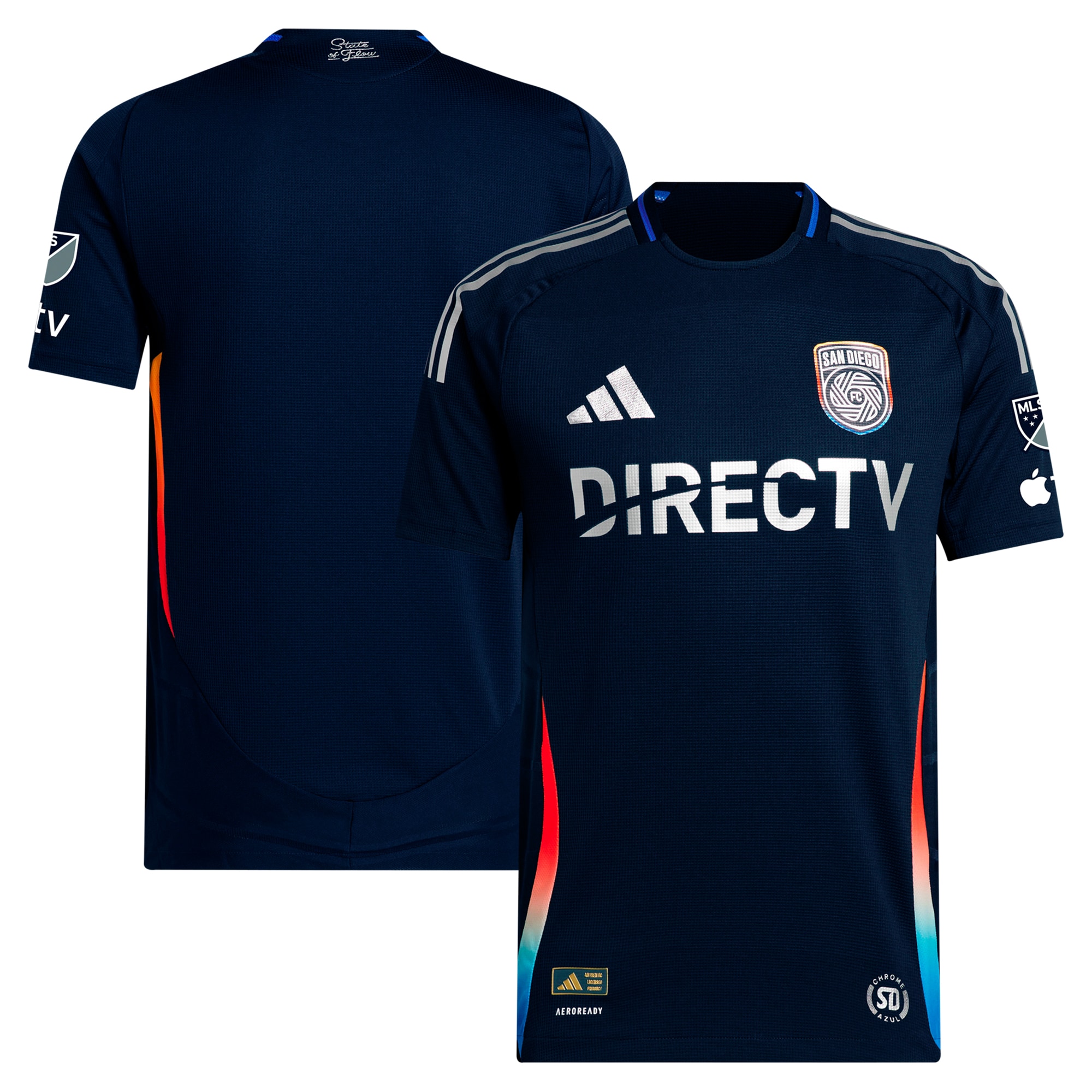 men8217s san diego fc adidas navy 2025 state of flow authentic jersey | LAFC Jerseys & MLS Apparel | Best Fan Merchandise