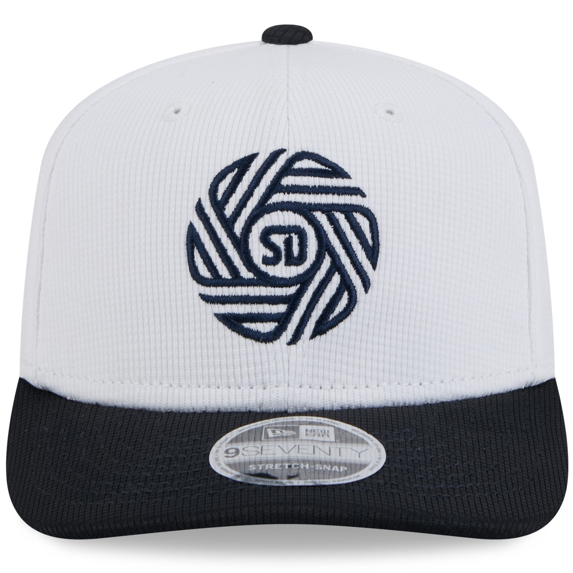 men8217s san diego fc new era whitenavy 2025 jersey hook 9seventy stretch-snap hat | LAFC Jerseys & MLS Apparel | Best Fan Merchandise