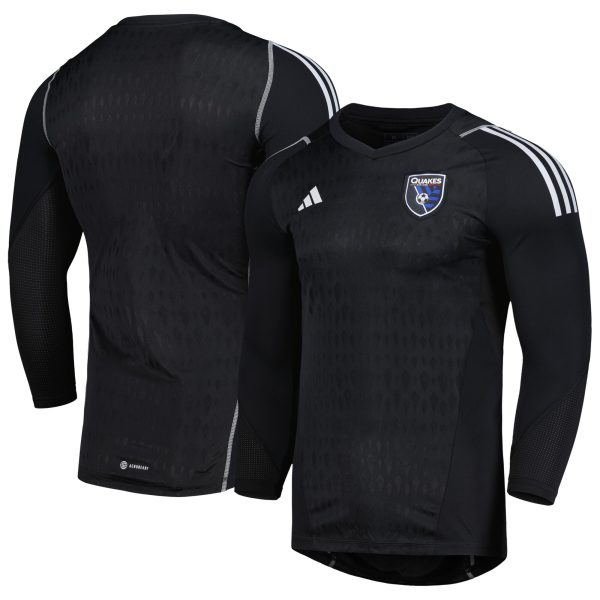 men8217s san jose earthquakes adidas black 2023 goalkeeper long sleeve replica jersey | LAFC Jerseys & MLS Apparel | Best Fan Merchandise