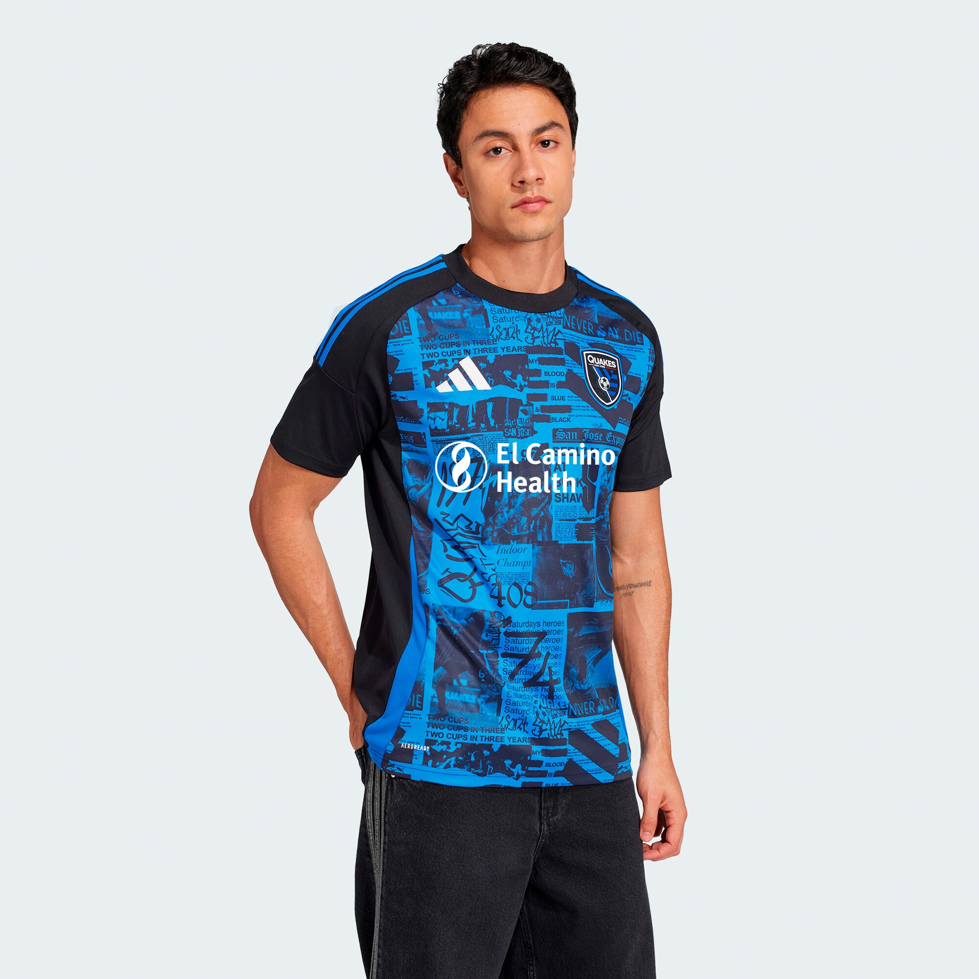 men8217s san jose earthquakes adidas black 2025 headliner replica jersey | LAFC Jerseys & MLS Apparel | Best Fan Merchandise