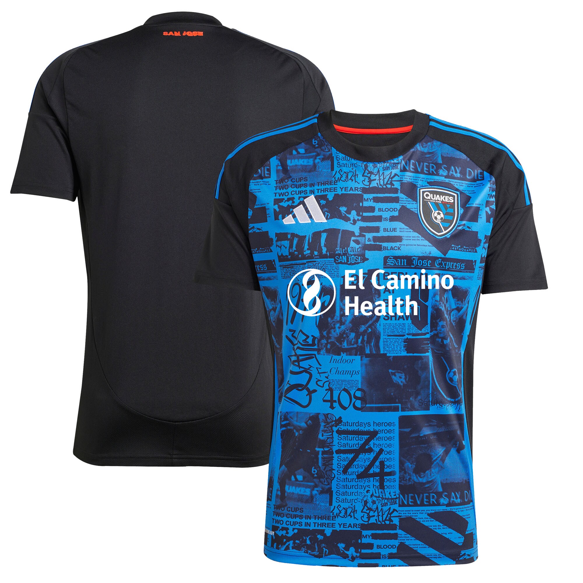 men8217s san jose earthquakes adidas black 2025 headliner replica jersey | LAFC Jerseys & MLS Apparel | Best Fan Merchandise