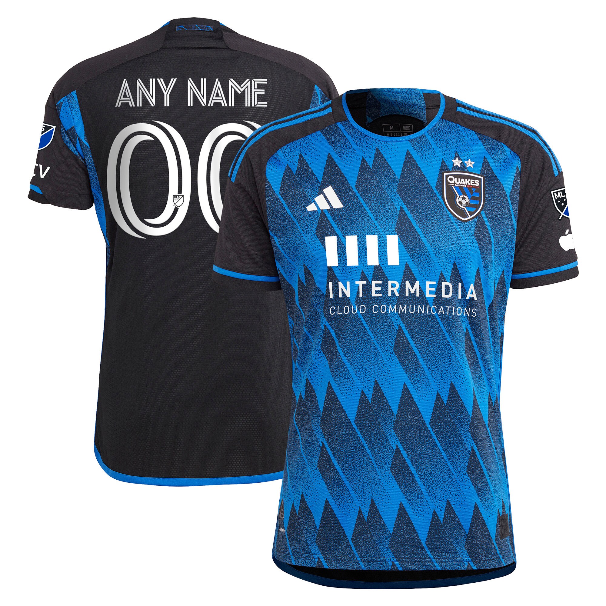 men8217s san jose earthquakes adidas blue 2023 active fault jersey authentic custom jersey | LAFC Jerseys & MLS Apparel | Best Fan Merchandise