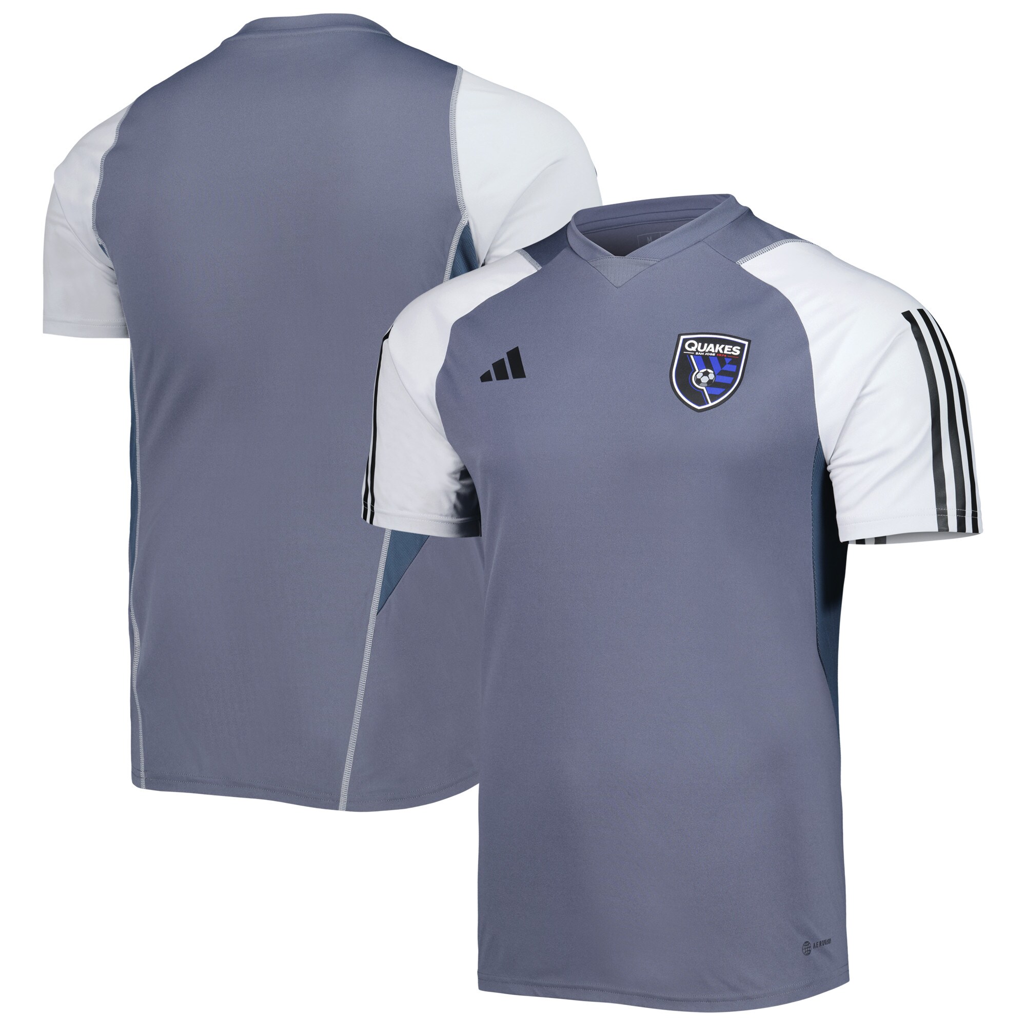 men8217s san jose earthquakes adidas gray 2023 on-field training jersey | LAFC Jerseys & MLS Apparel | Best Fan Merchandise