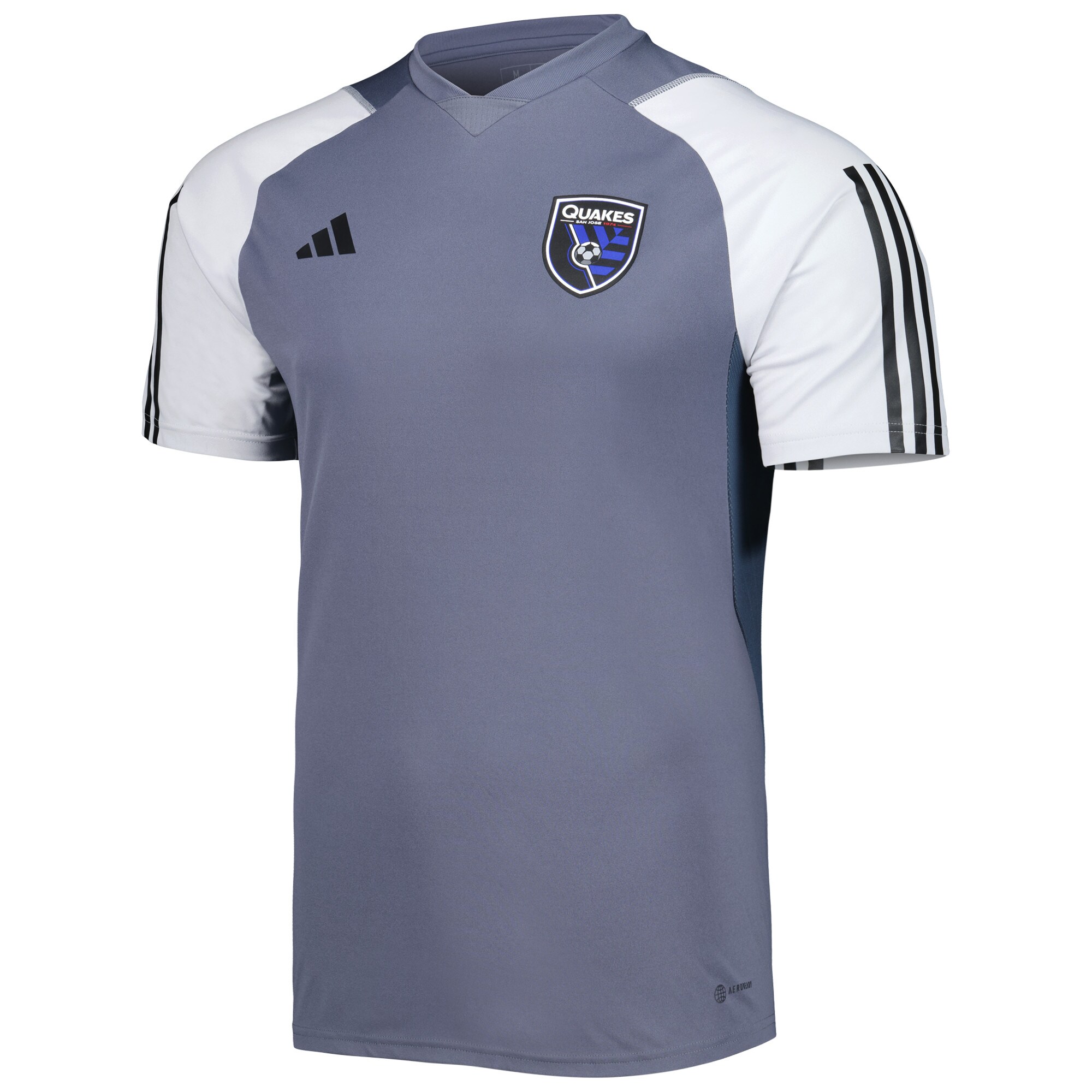 men8217s san jose earthquakes adidas gray 2023 on-field training jersey | LAFC Jerseys & MLS Apparel | Best Fan Merchandise