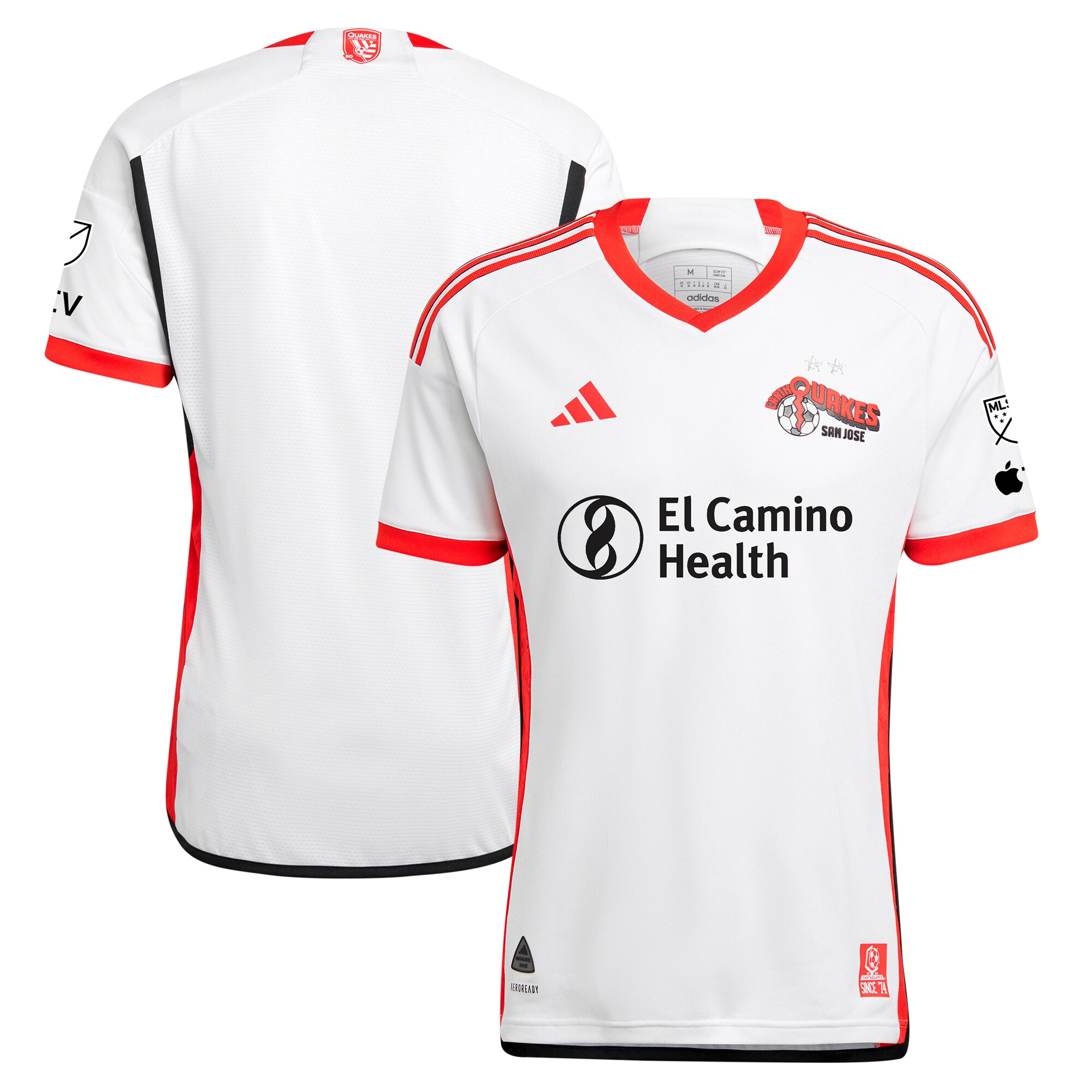 men8217s san jose earthquakes adidas white 2025 the 50 kit authentic jersey | LAFC Jerseys & MLS Apparel | Best Fan Merchandise