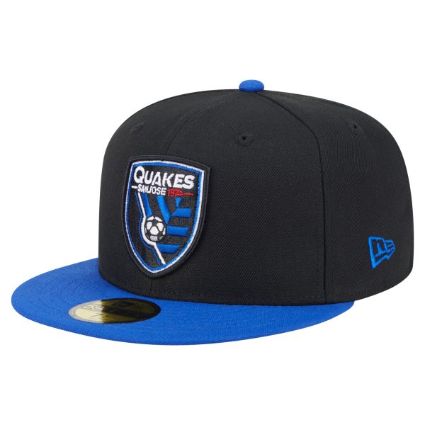 men8217s san jose earthquakes new era black 2025 kickoff 59fifty fitted hat | LAFC Jerseys & MLS Apparel | Best Fan Merchandise