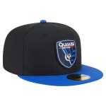 men8217s san jose earthquakes new era black 2025 kickoff 59fifty fitted hat | LAFC Jerseys & MLS Apparel | Best Fan Merchandise