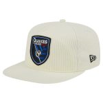 men8217s san jose earthquakes new era cream 2025 kickoff snapback golfer hat | LAFC Jerseys & MLS Apparel | Best Fan Merchandise