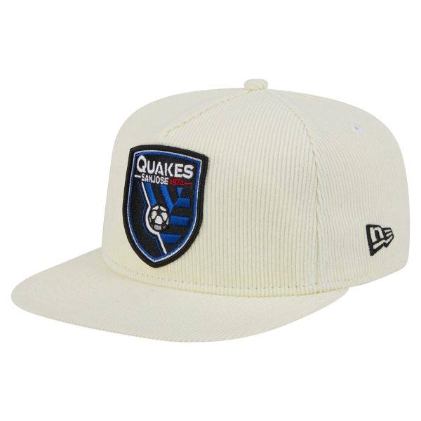 men8217s san jose earthquakes new era cream 2025 kickoff snapback golfer hat | LAFC Jerseys & MLS Apparel | Best Fan Merchandise