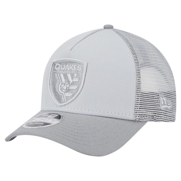 men8217s san jose earthquakes new era gray color pack 9forty a-frame adjustable trucker hat | LAFC Jerseys & MLS Apparel | Best Fan Merchandise