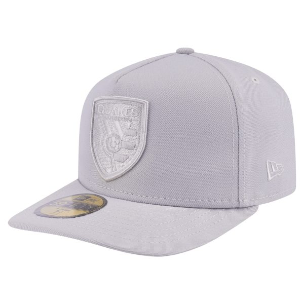 men8217s san jose earthquakes new era gray color pack a-frame 59fifty fitted hat | LAFC Jerseys & MLS Apparel | Best Fan Merchandise