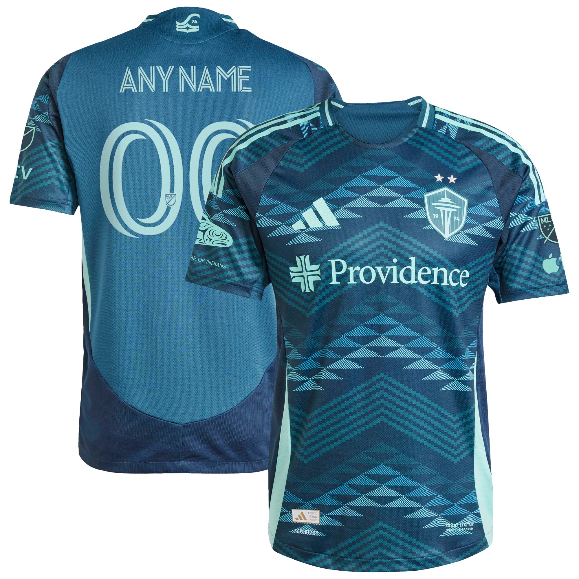men8217s seattle sounders fc adidas blue 2025 the salish sea kit authentic custom jersey | LAFC Jerseys & MLS Apparel | Best Fan Merchandise
