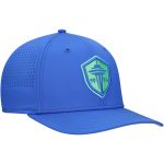 men8217s seattle sounders fc new era blue 9seventy coolera stretch-snap adjustable hat | LAFC Jerseys & MLS Apparel | Best Fan Merchandise