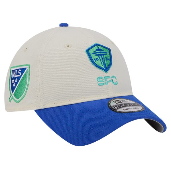 men8217s seattle sounders fc new era white 2024 kick off collection 9twenty adjustable hat | LAFC Jerseys & MLS Apparel | Best Fan Merchandise