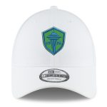 men8217s seattle sounders fc new era white primary logo 9forty adjustable hat | LAFC Jerseys & MLS Apparel | Best Fan Merchandise