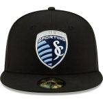 men8217s sporting kansas city new era black primary logo 59fifty fitted hat | LAFC Jerseys & MLS Apparel | Best Fan Merchandise