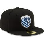 men8217s sporting kansas city new era black primary logo 59fifty fitted hat | LAFC Jerseys & MLS Apparel | Best Fan Merchandise