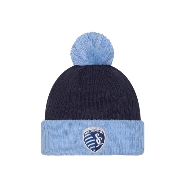 men8217s sporting kansas city new era light blue 2025 jersey hook cuffed knit hat with pom | LAFC Jerseys & MLS Apparel | Best Fan Merchandise