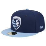 men8217s sporting kansas city new era navy 2025 kickoff 59fifty fitted hat | LAFC Jerseys & MLS Apparel | Best Fan Merchandise