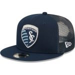 men8217s sporting kansas city new era navy classic 9fifty trucker snapback hat | LAFC Jerseys & MLS Apparel | Best Fan Merchandise