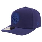 men8217s sporting kansas city new era navy color pack a-frame 59fifty fitted hat | LAFC Jerseys & MLS Apparel | Best Fan Merchandise