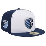men8217s sporting kansas city new era whitenavy 2024 kick off collection 59fifty fitted hat | LAFC Jerseys & MLS Apparel | Best Fan Merchandise