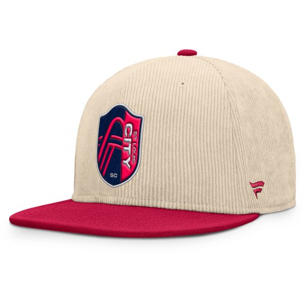 men8217s st. louis city sc fanatics cream tempo corduroy snapback hat | LAFC Jerseys & MLS Apparel | Best Fan Merchandise