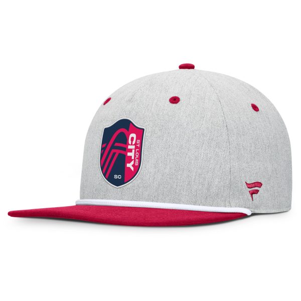 men8217s st. louis city sc fanatics heather gray chip golfer snapback hat | LAFC Jerseys & MLS Apparel | Best Fan Merchandise
