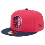 men8217s st. louis city sc new era red 2025 kickoff 59fifty fitted hat | LAFC Jerseys & MLS Apparel | Best Fan Merchandise