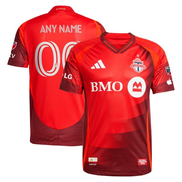 men8217s toronto fc adidas red 2025 club kit authentic custom jersey | LAFC Jerseys & MLS Apparel | Best Fan Merchandise