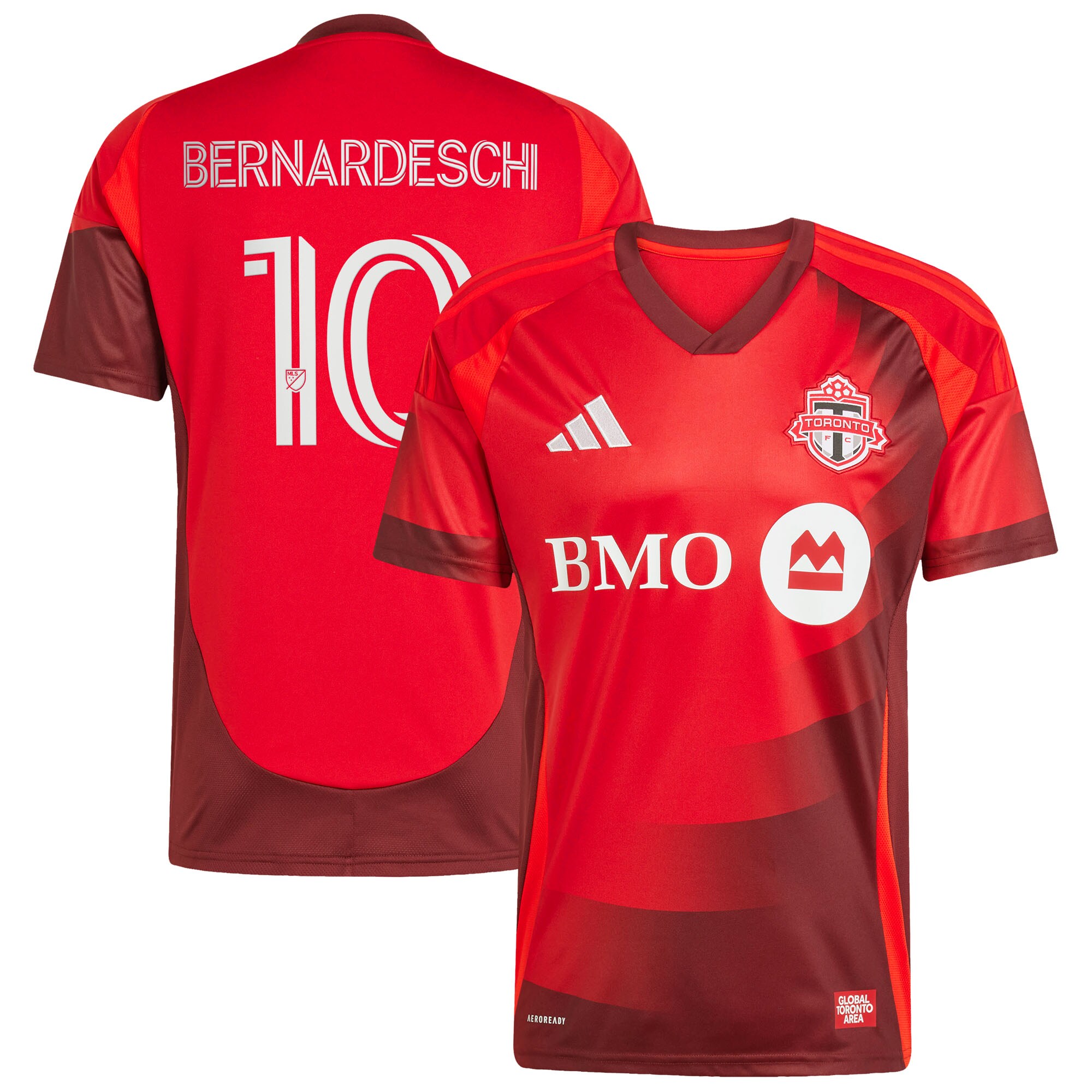 men8217s toronto fc federico bernardeschi adidas red 2025 club kit replica player jersey | LAFC Jerseys & MLS Apparel | Best Fan Merchandise