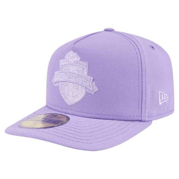 men8217s toronto fc new era purple color pack a-frame 59fifty fitted hat | LAFC Jerseys & MLS Apparel | Best Fan Merchandise