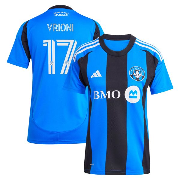 women8217s cf montreal giacomo vrioni adidas blue 2025 montréal original replica player jersey | LAFC Jerseys & MLS Apparel | Best Fan Merchandise