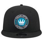 youth charlotte fc new era black 9fifty snapback trucker hat | LAFC Jerseys & MLS Apparel | Best Fan Merchandise